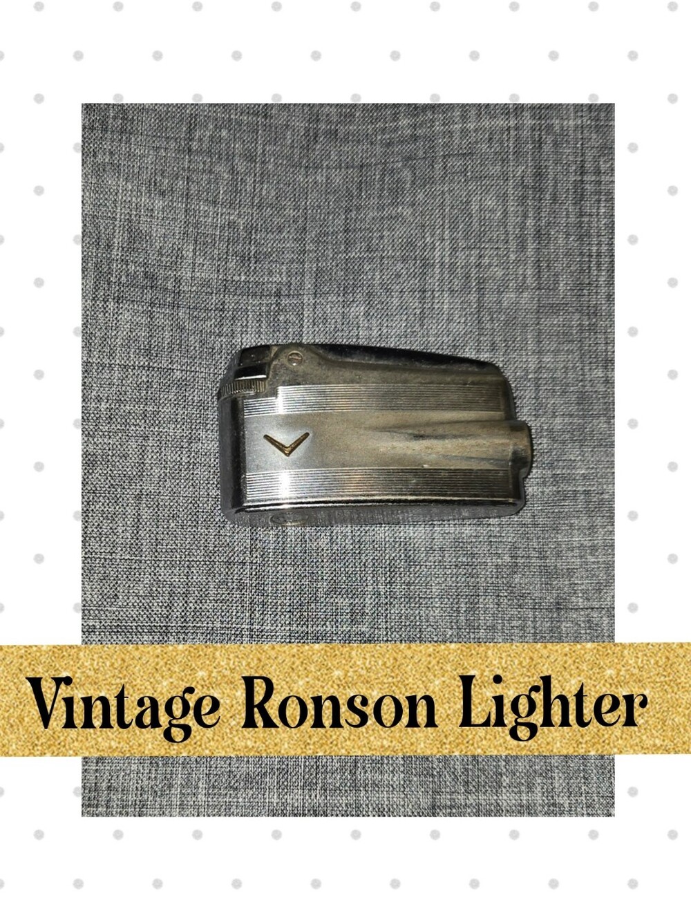 Men’s Vintage Metal Lighter Ronson